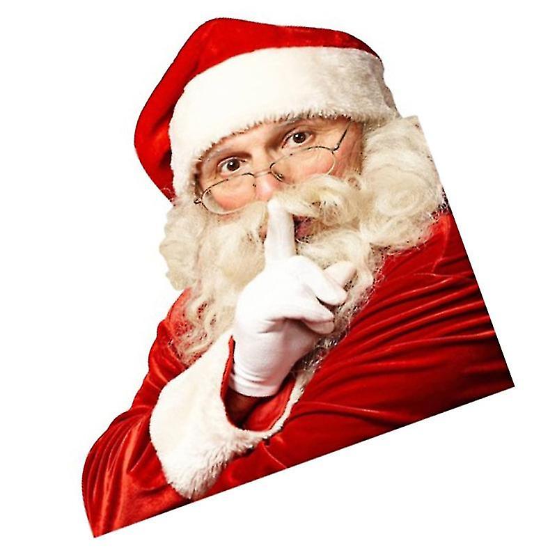 30X30x1cm Left Vehicle Decals 1 Sheet Xmas Theme Car Decals Removable Sticker Car Rear W
