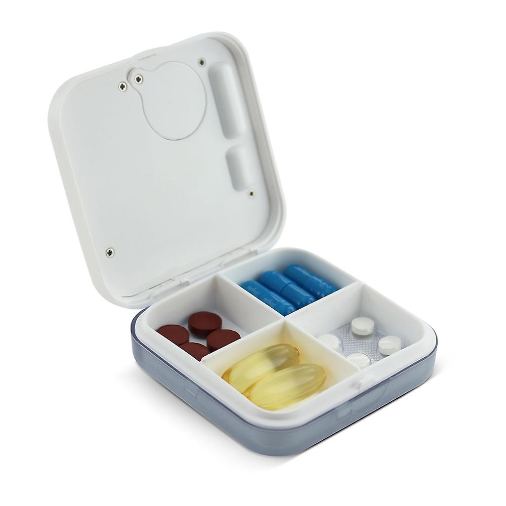 Dust-proof Separated Pill Organizer Pill Box Case Electronic Timer