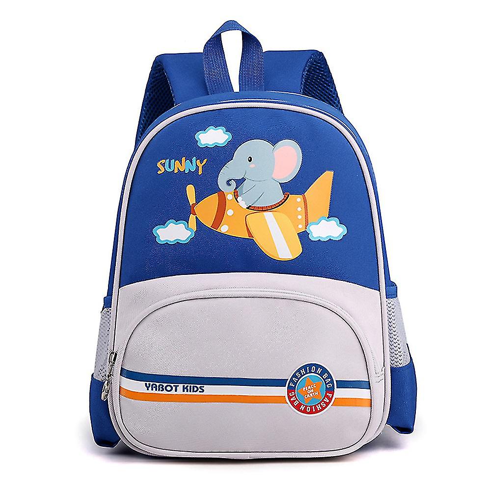 Kindergarten Backpack Contrast Color Cute Cartoon Burden Relief Tutorial Bag