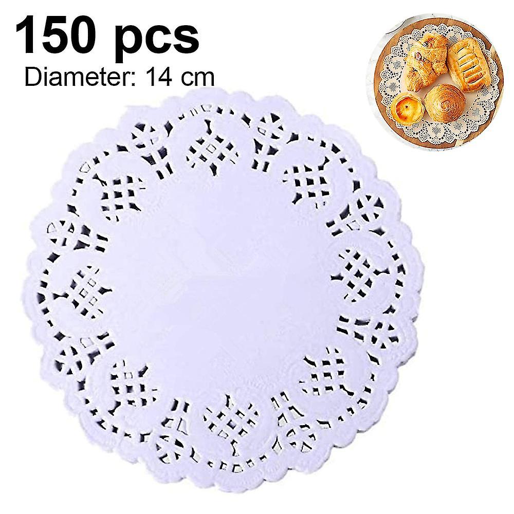150 Paper White Cake Toppers Paper Doilies Mini Pot Doilies