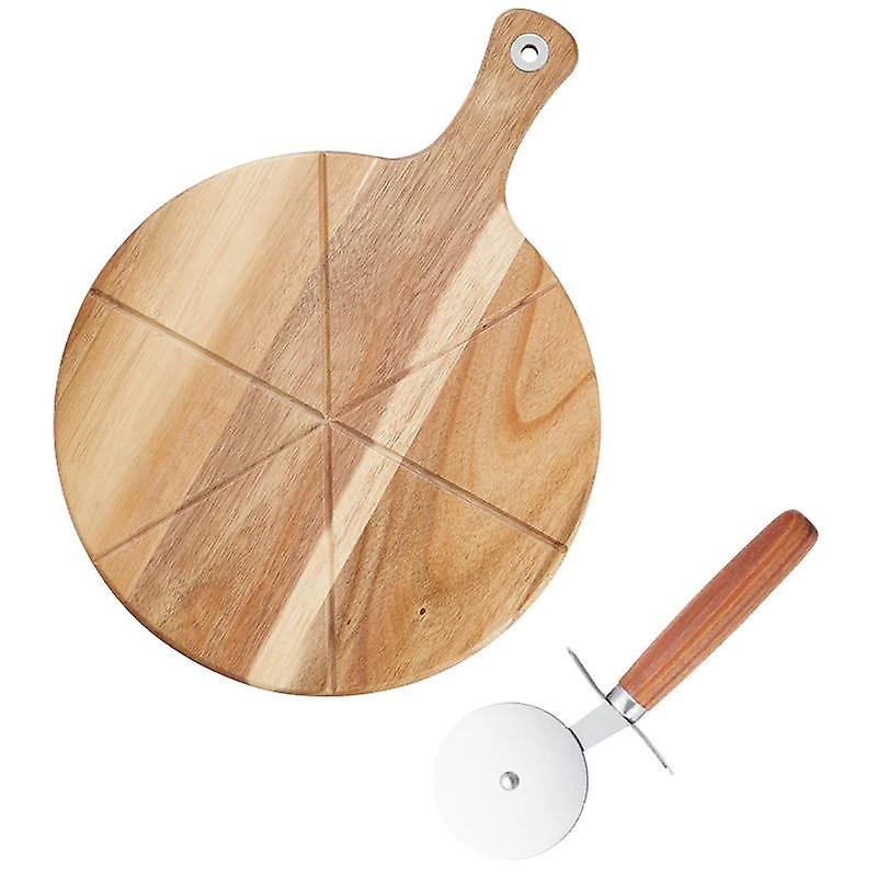 Pizzaset Sade Schneidebrett mit Pizzaschneider Dorre