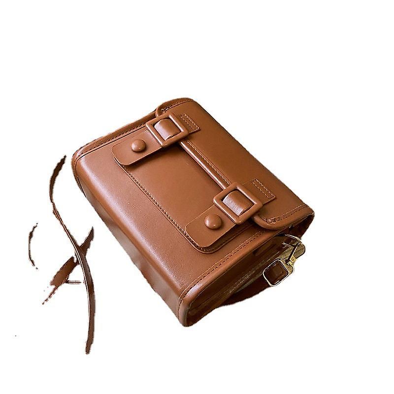 Kvinnor Handväska Retro Cambridge Satchel Sense Niche Ins Höst och vinter temperament Vild