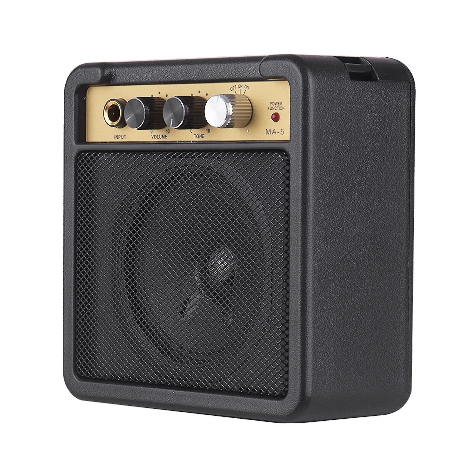 Mini Guitar Amplifier Amp Speaker 5W with 6.35mm Input 1/4 Inch Headphone
