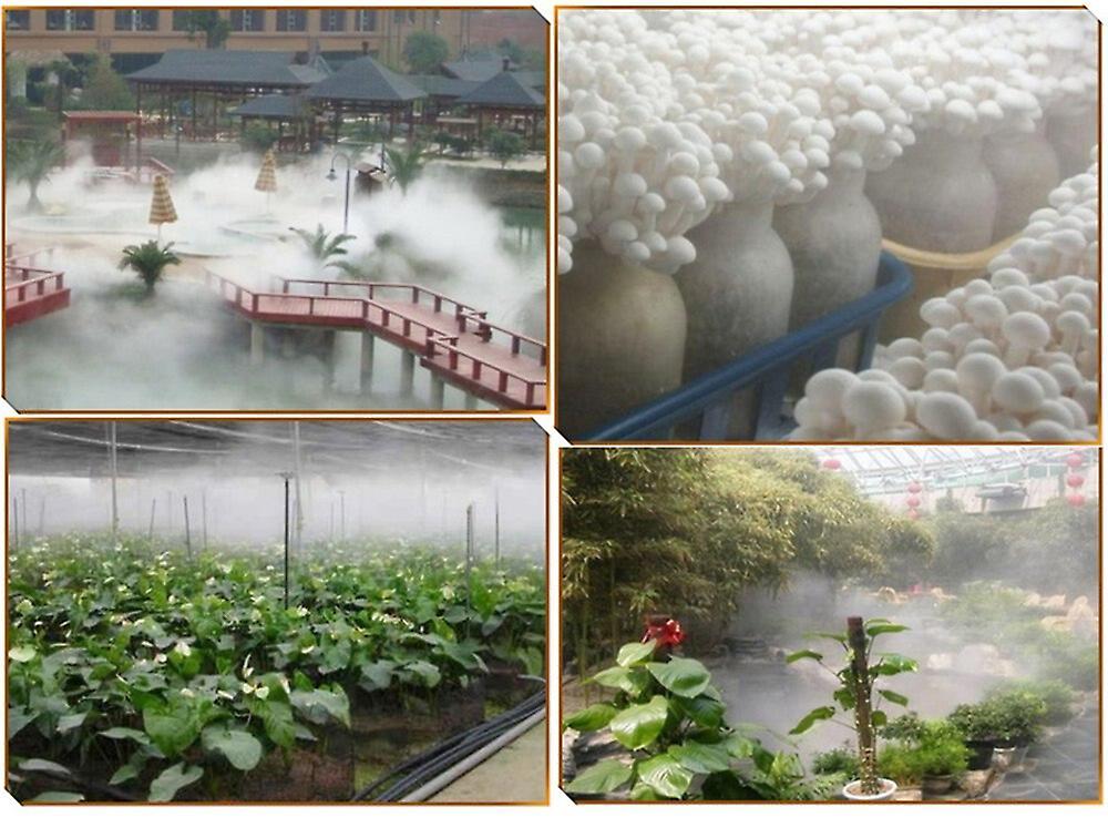 5000Ml/h 10 head ultrasonic mist maker fogger humidifier greenhouse