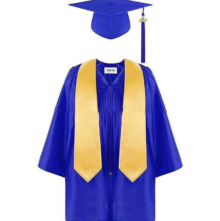 Children's Graduation Dress Doctorate Set With Cap