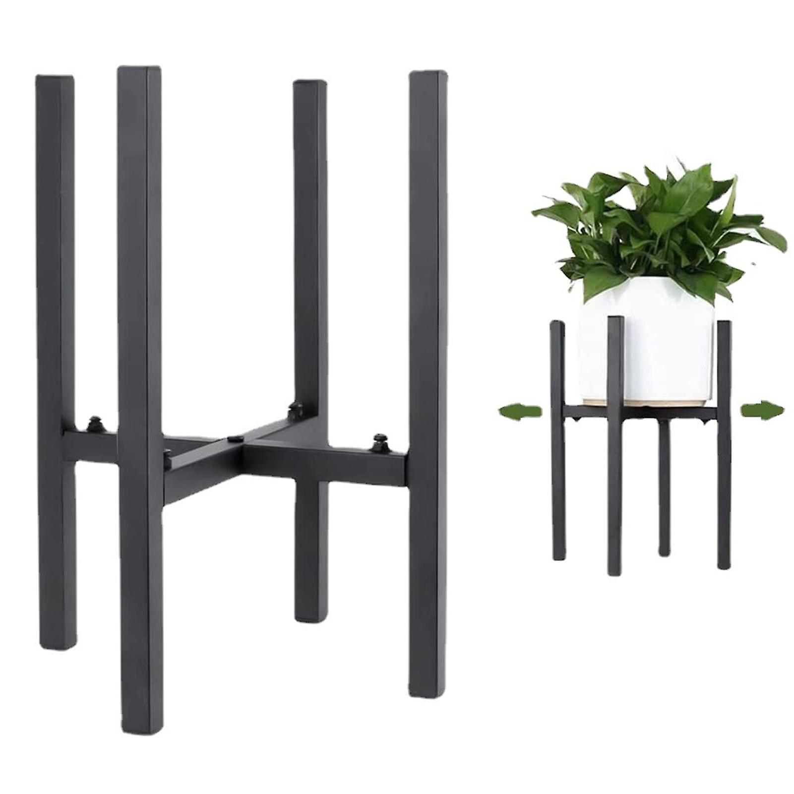 Réglable en métal Planter Pot Stand Imperméable à l’eau résistant à la rouille Pot Stand pour les cadeaux d’anniversaire de Noël