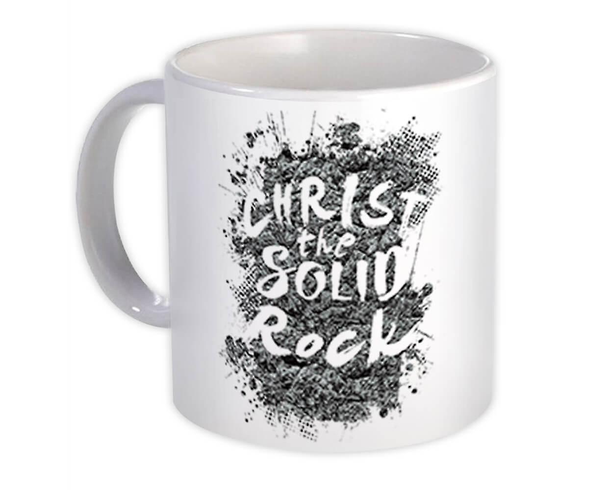 ギフトマグカップ:キリストソリッドロックイエス