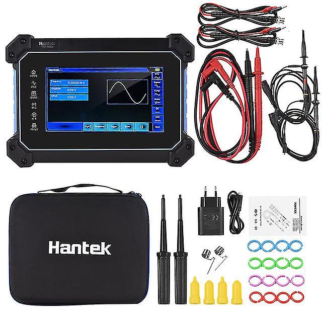 Hantek To1254d Rechargeable Oscilloscope Multimeter 7-inch Lcd 4-channel 250mhz Bandwidth 1gsa/s Sampling Rate 8m Storage Depth