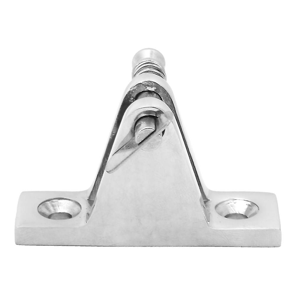 Ouitble Boat Deck Hinge Boat Deck Hinge Mount Fitting, 60 x 18mm Stainless Steel Marine Hardware, Heavy-Duty Deck Hinge for Boats and Yachts