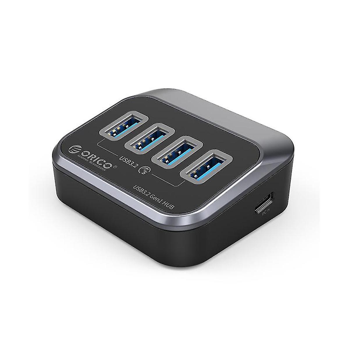 Abs 5gbps Hub Usb3.2 Type C Splitter 4 Port Simultaneous Reading Double Interface Data