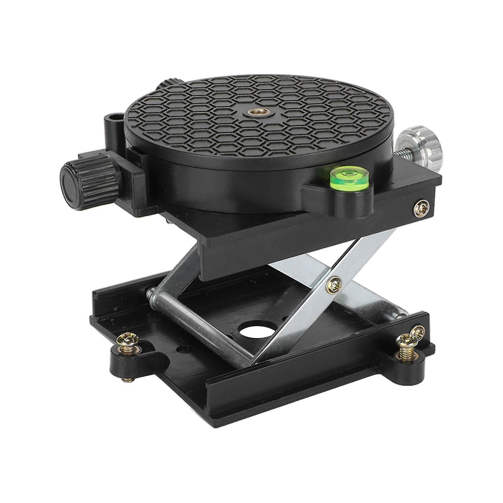 6.5cm Extendable Scissor Lift Platform, 360° Rotation, for Wood Carving Experiments