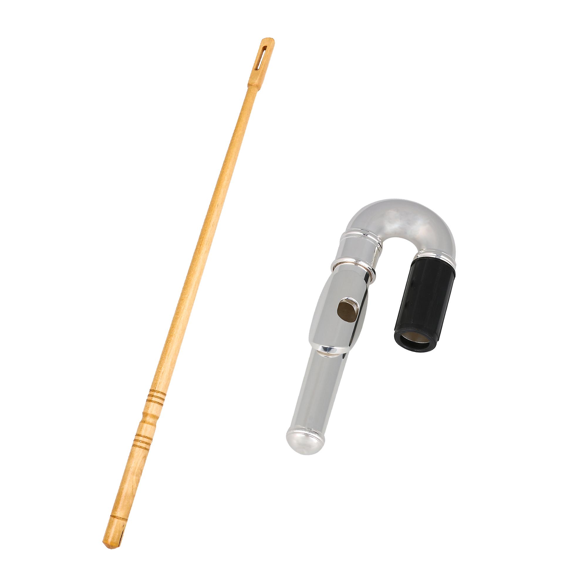 instrumenter DIY tilbehør sett med fløyte buet hode ledd og tre stang