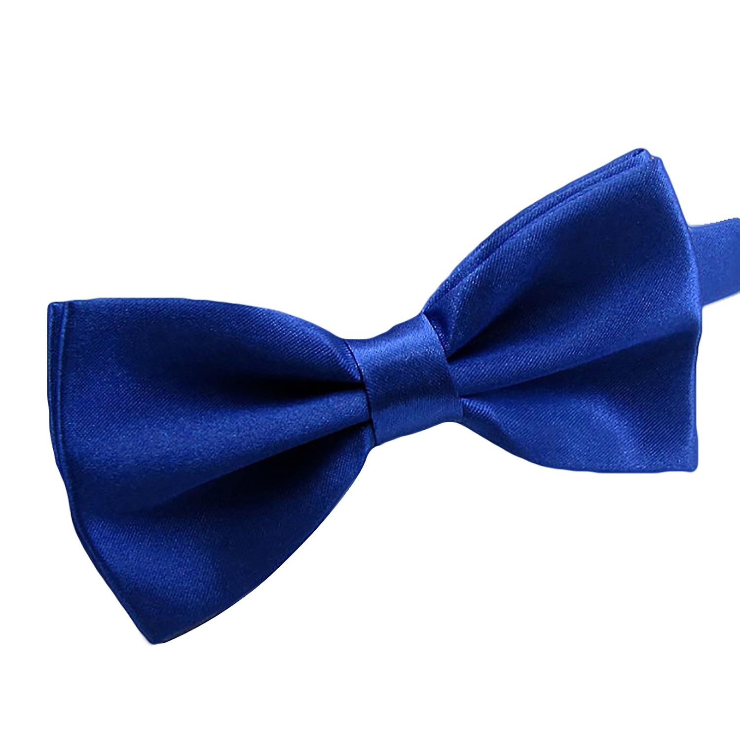 Bow Tie Solid Color Polyester Adjustable Bow Tie Pre Tied