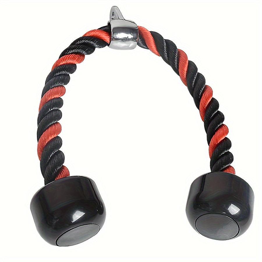 1Pc Pull Down Rope, Tricep & Bicep Exercise Attachment For Cable Machines