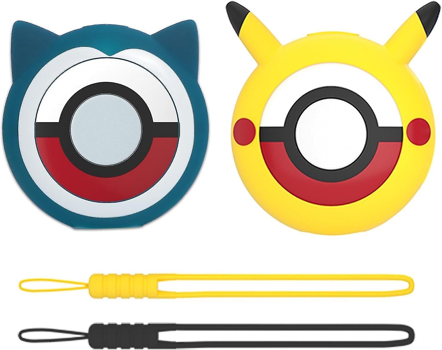 2pcs Silicone Case For Pokmon Go Plus + 2023, Protective Case With A Wrist Strap For Pok Go Plus +