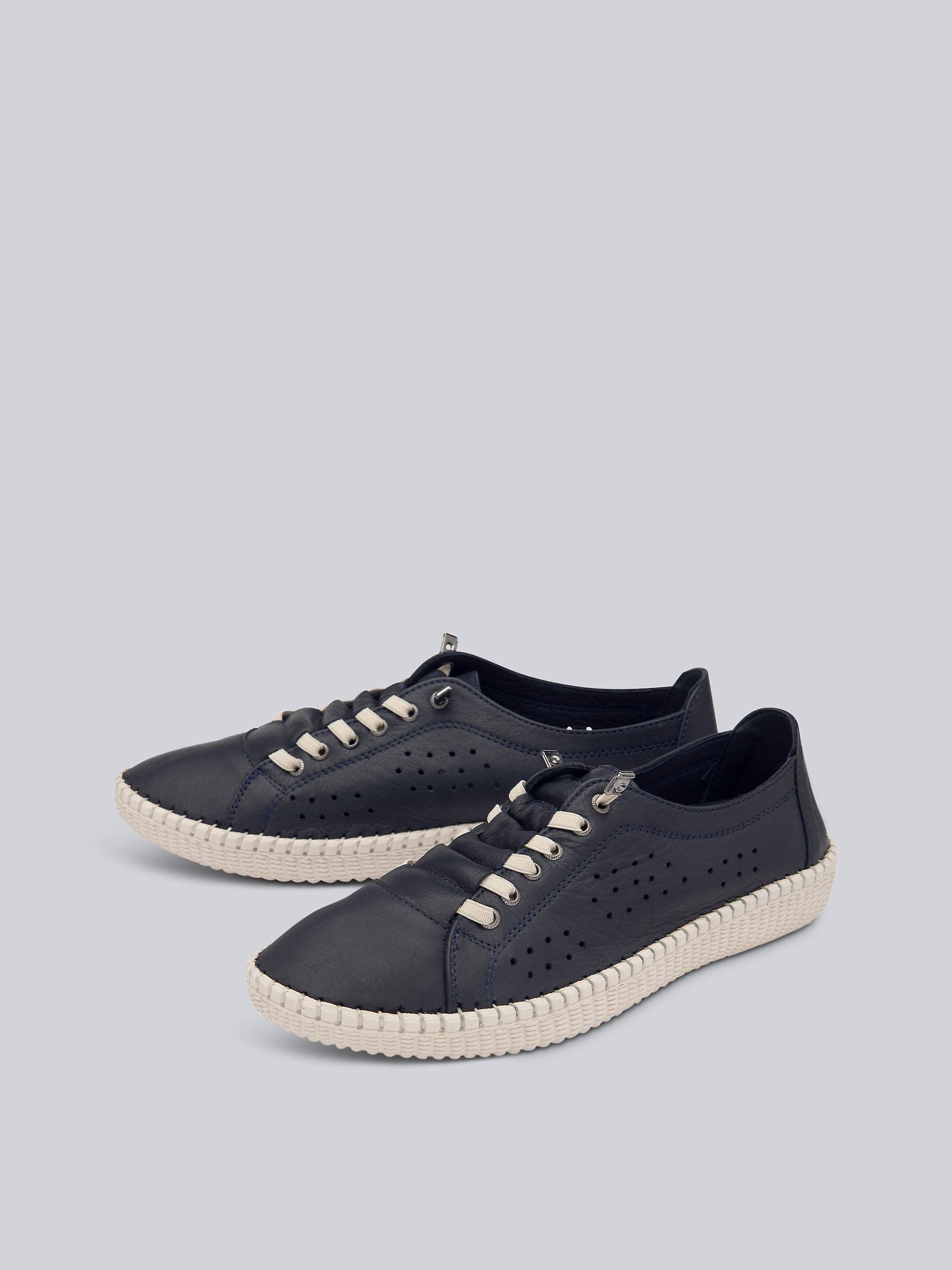 Lotus Kamari Shoes in Navy