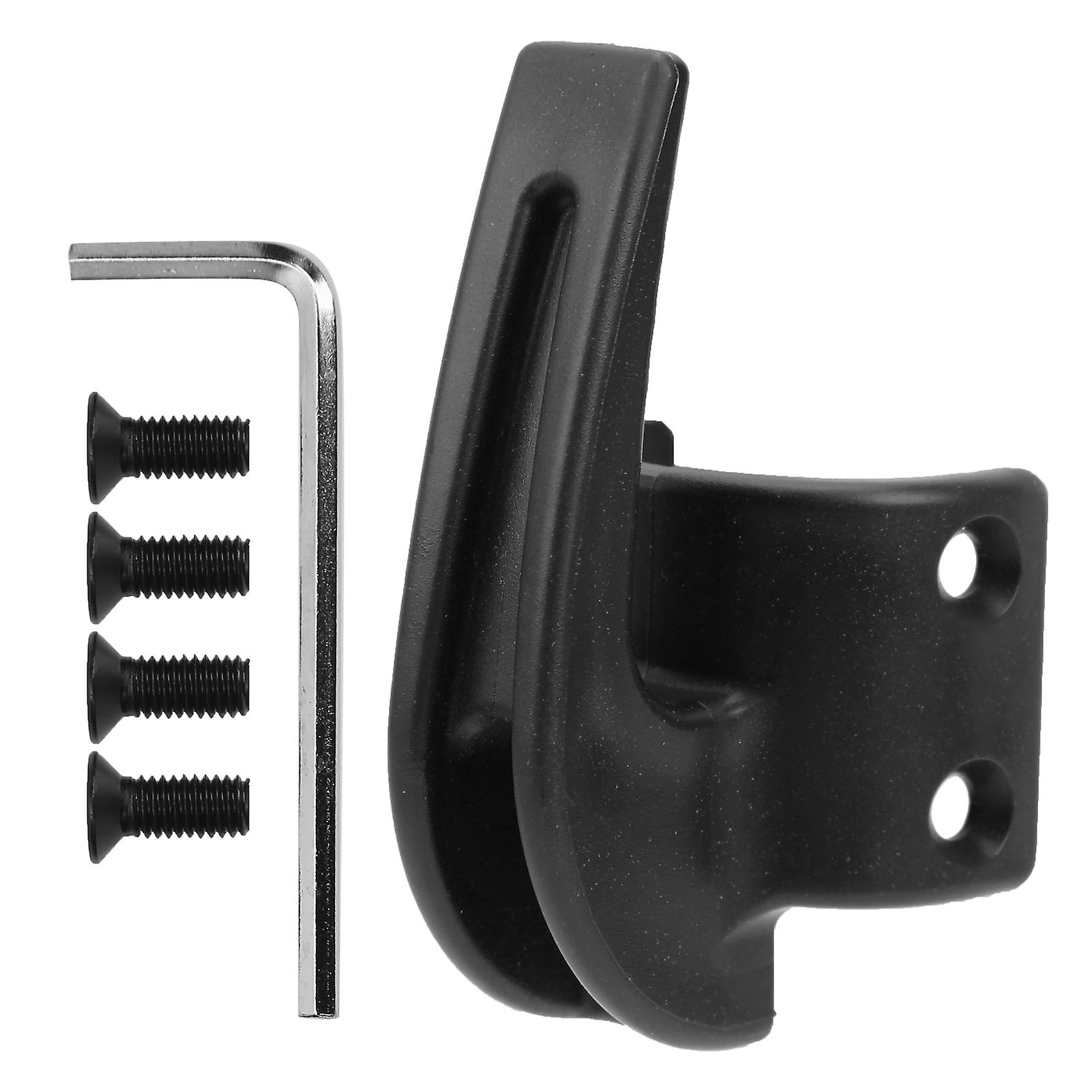 Electric Scooter Front Handle Hook with Mounting Screws for Hanging Bags, Compatible with Ninebot MAX G30, Black