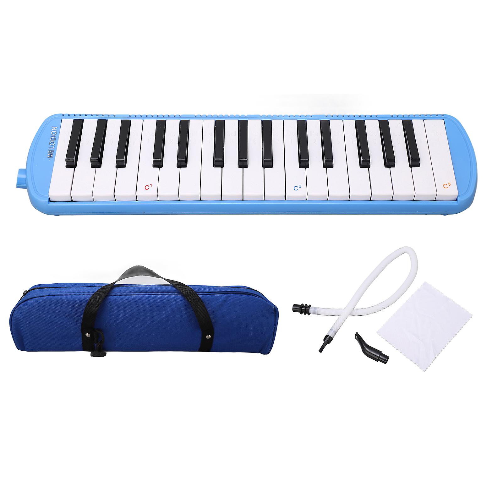 32 Key Melodica for Beginners, Music Education Instrument, Blue