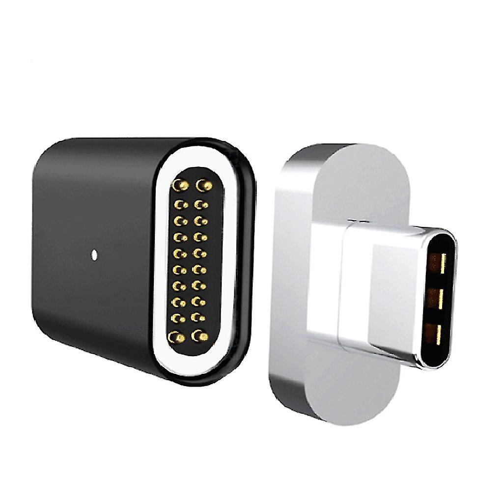 Usb C Adapter Magnetic Head Type-c Converter Data Transfer Adapter For Laptop