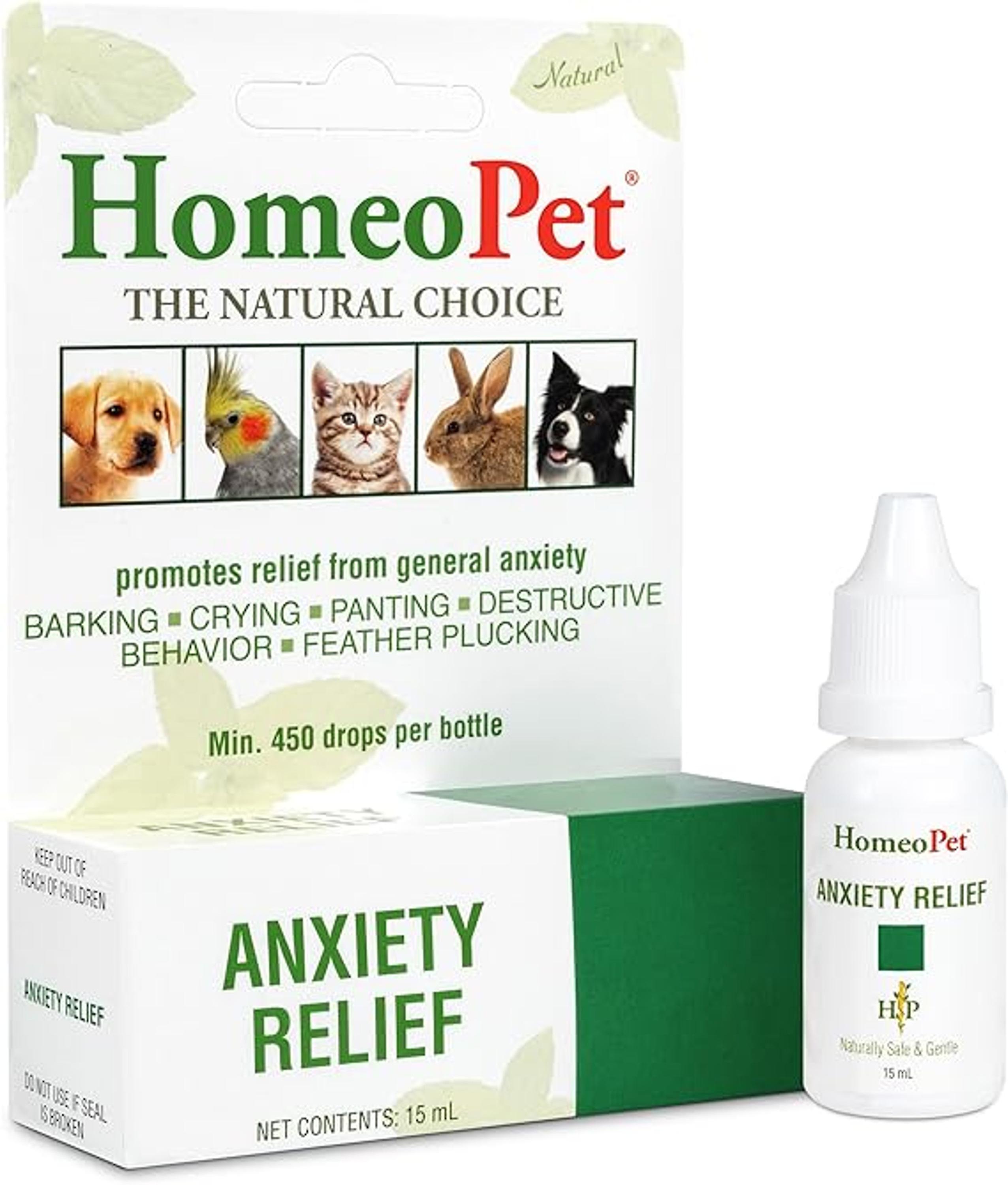 HomeoPet Dog Anxiety Relief 15ml