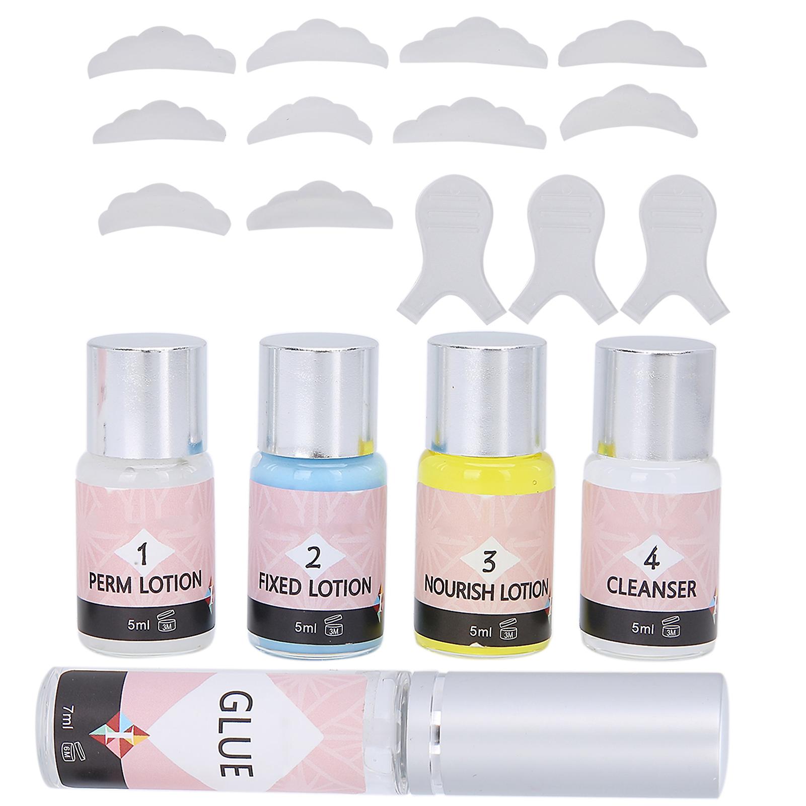 27ml Eyelash Eyebrow Perm Kit Long Lasting Mild Eyelash Curling Perming Tools Set