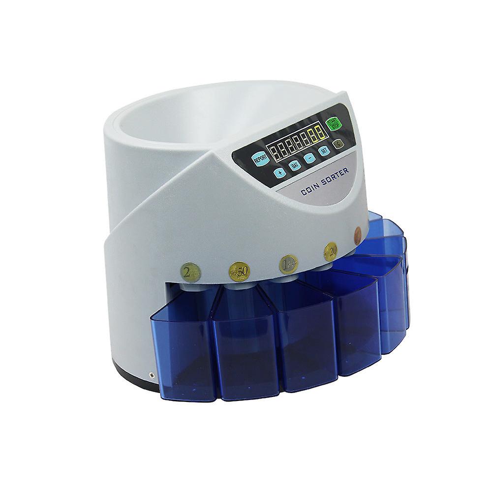 Xd-9002 Foreign Currency Euro Coin Counting Machine Sorting And Storing Coins Total Amount