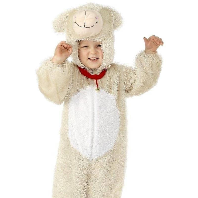 Lamb Costume Kids Beige White 30799
