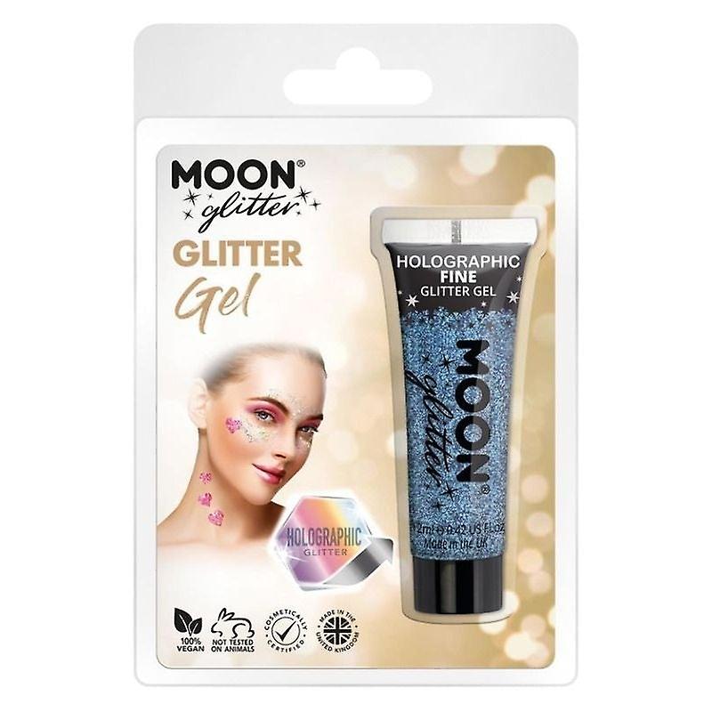 Moon Glitter Holographic Fine Gel Clamshell, 12ml G30563