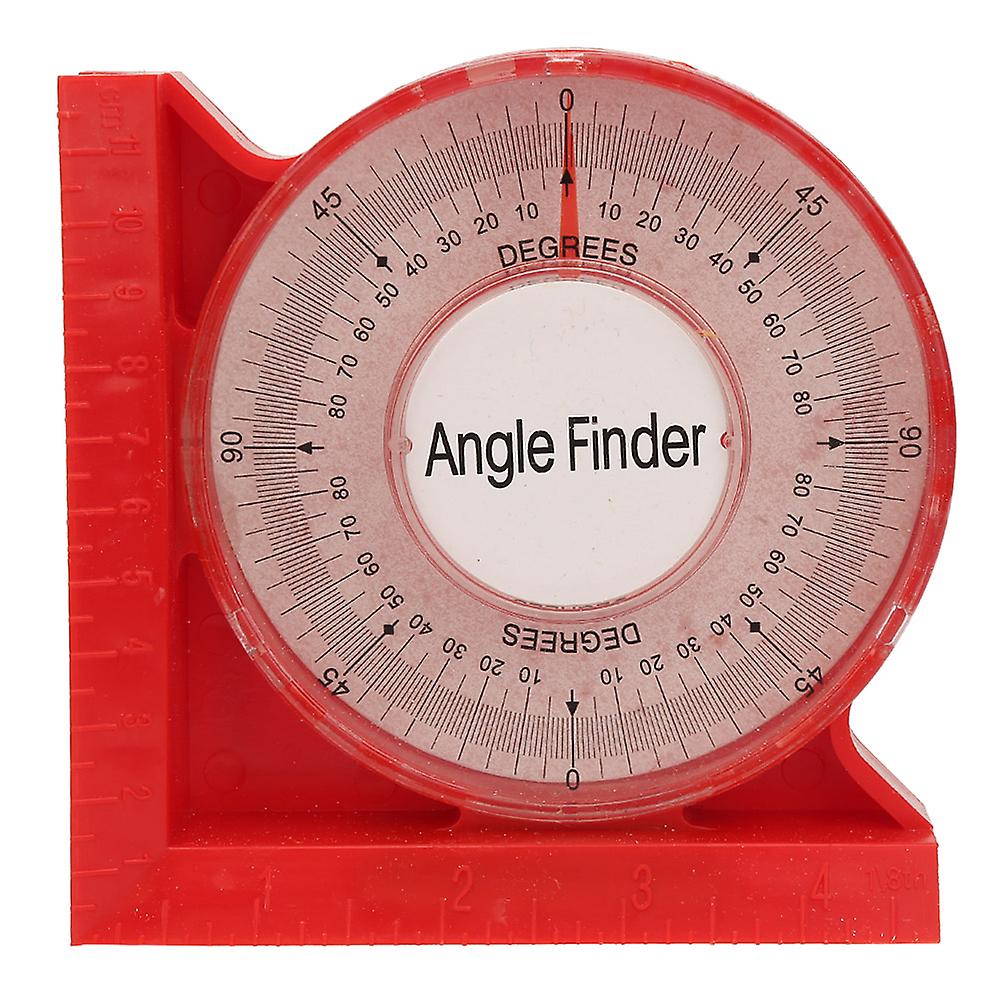 Plastic slope inclinometer angle finder and protractor 0 - 360 degree measurement protractor function