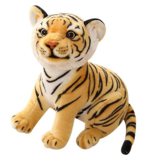 Plush Toy Rich Facial Complexion Elastic Texture Bright Color Tiger Cuddle Baby