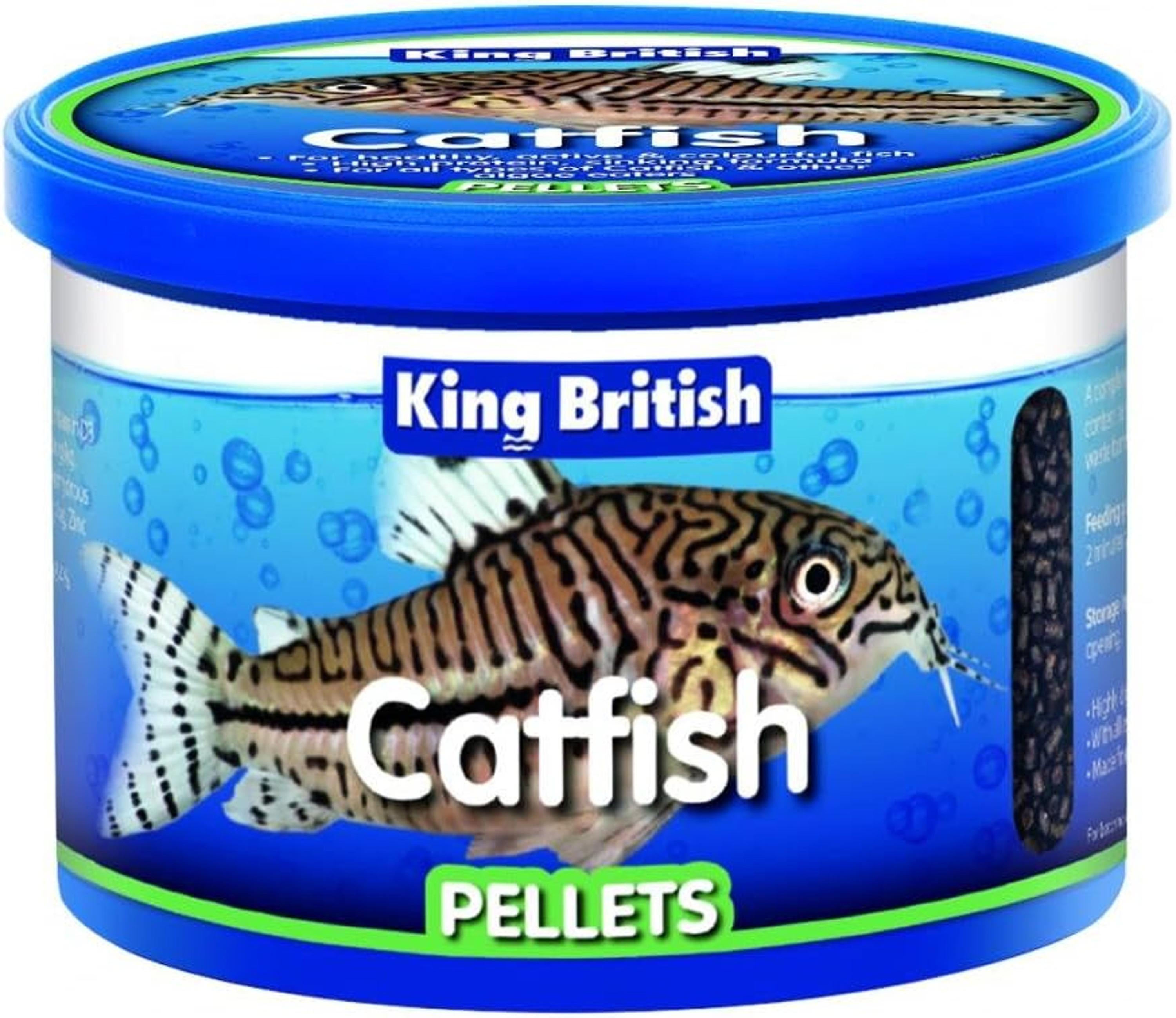 King British Catfish Pellet Aquarium Fish Food 6 x 200g