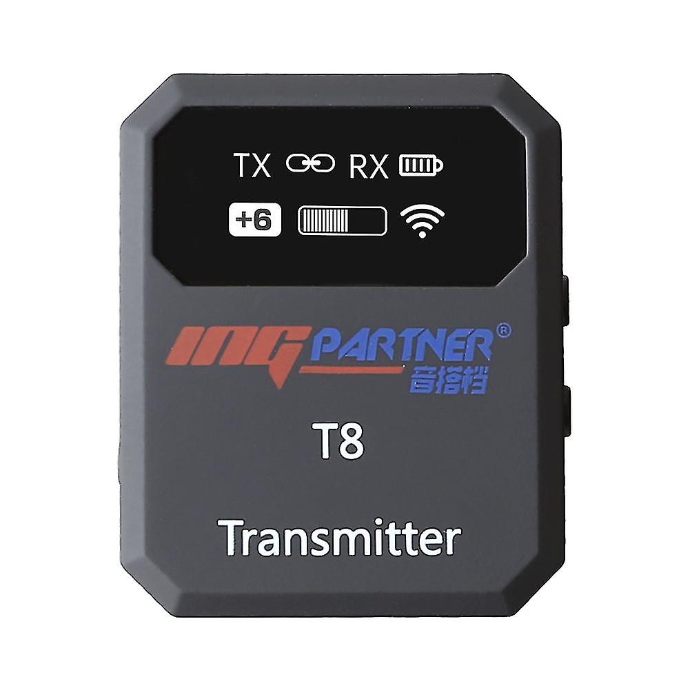 Wireless Clip-on Microphone Condenser Mic Transmitter &amp; Receiver With One Button Turn On &amp; Automatic Pairing Function