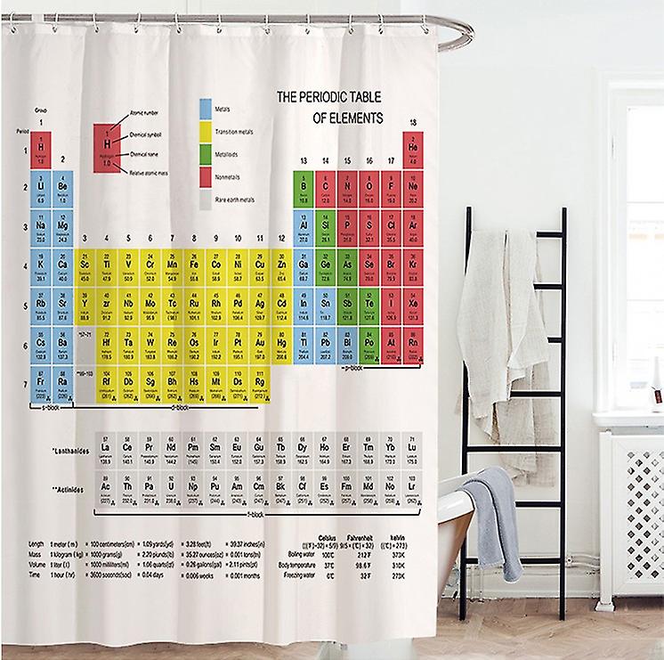 Shower Curtain 180x180 - Machine Washable Thick Polyester Fabric Shower Curtains with Mildew Proof