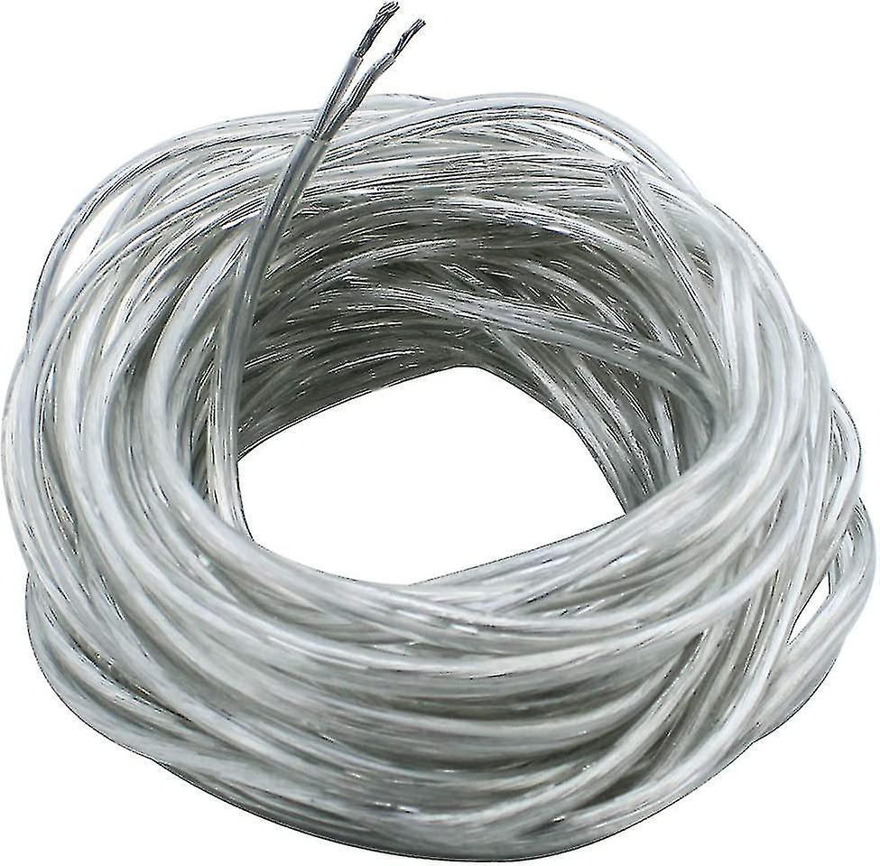 10 Meter Transparent Wire 2 Core Electrical Wire Pvc Flexible Cable 0.75mm 5a