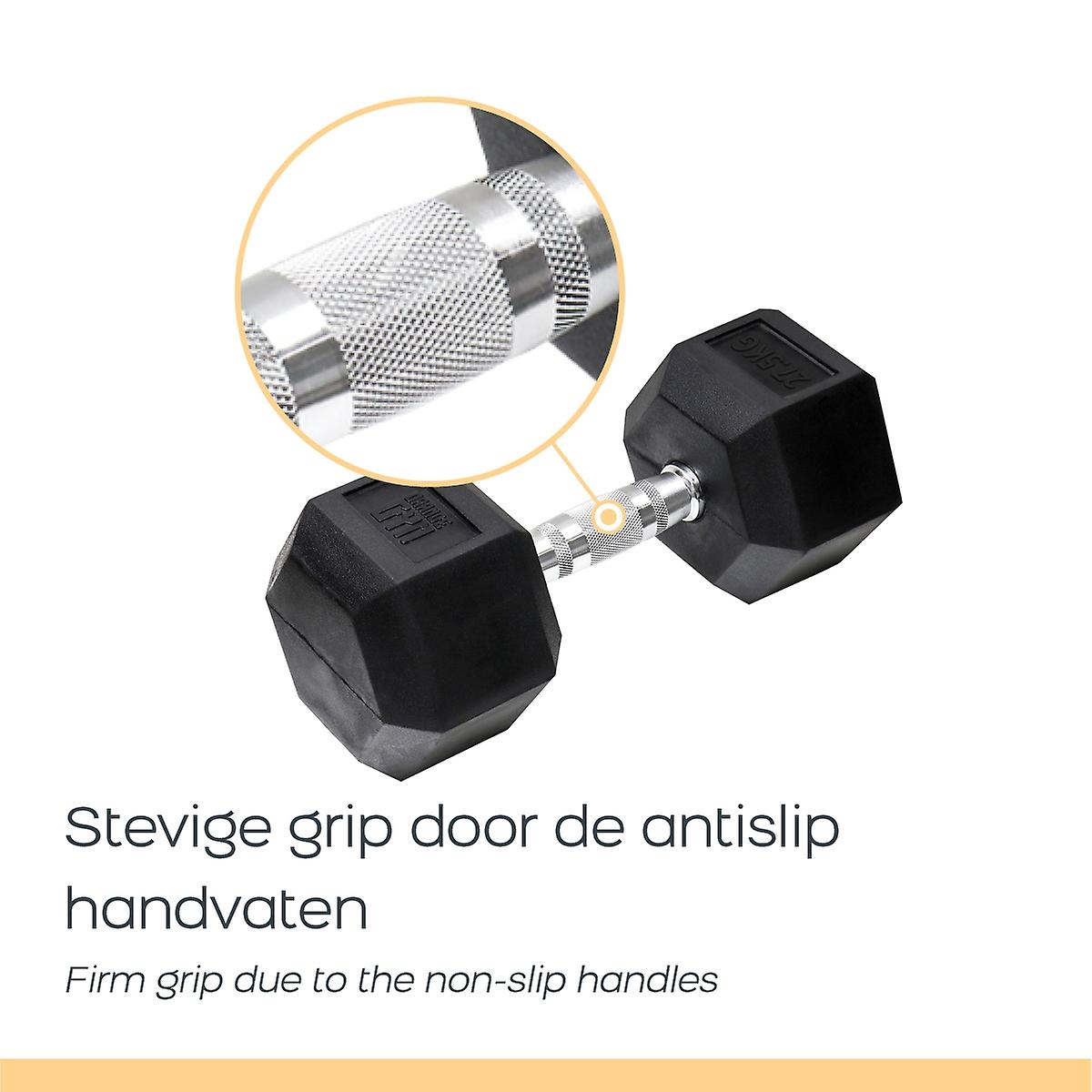 Orange Gym - Haltère hexagonal - 20kg