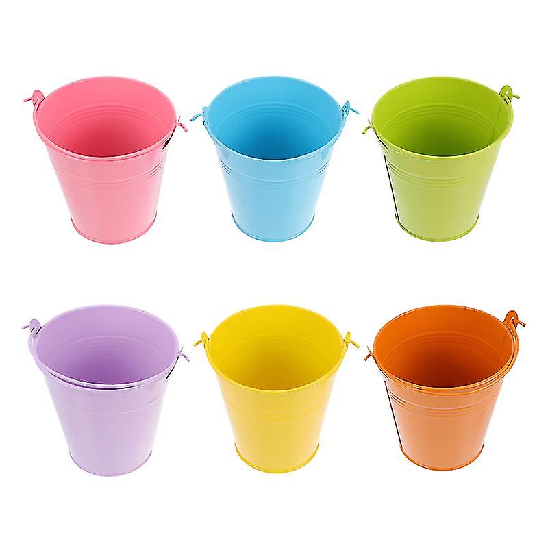 6pcs Iron Buckets