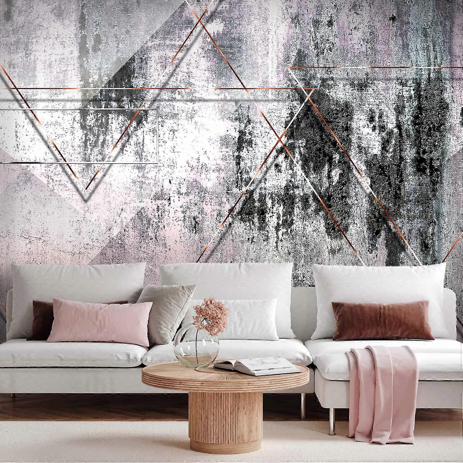 Mural de Parede - Parede Geométrica