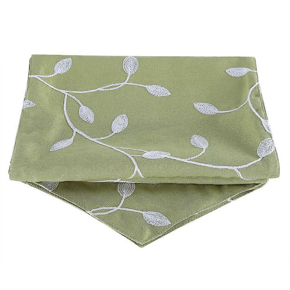 Pastroal Double Layer Cotton Linen Tablecloth Table Cover Clean Mat Pad  (12'' x 70'')