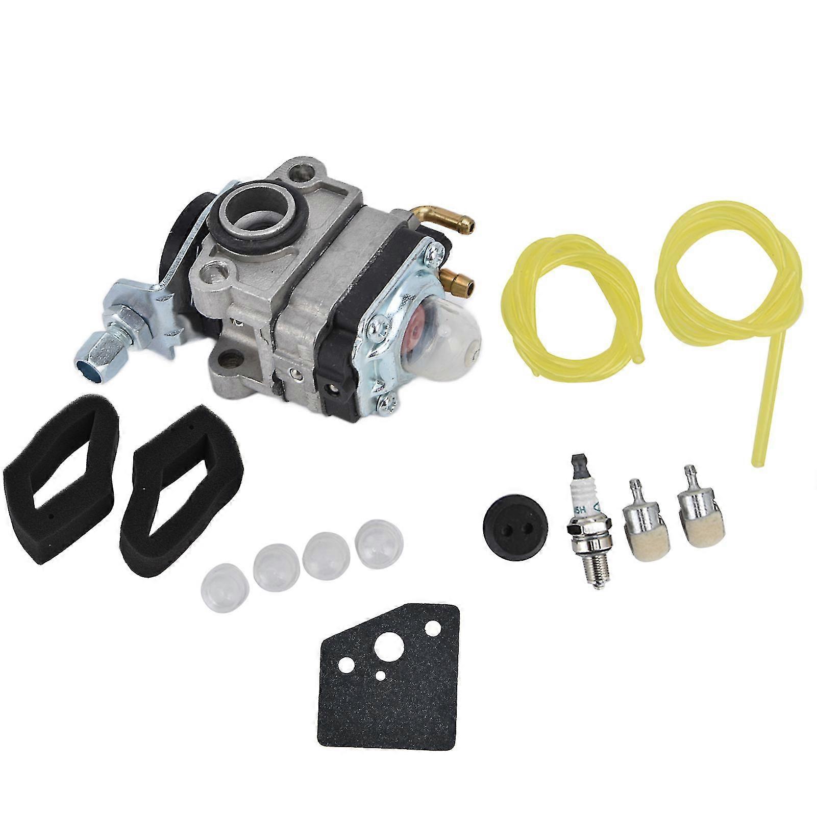 GX31 GX22 Engine String Trimmer Carburetor Kit with Primer Bulb, Air Filter - Fits FG100 Tiller