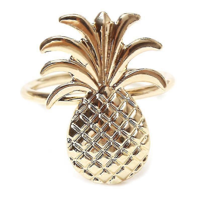 12pcs Pine Napkin Ring Metal Plating Napkin Ring Ring D Wedding Table Ra