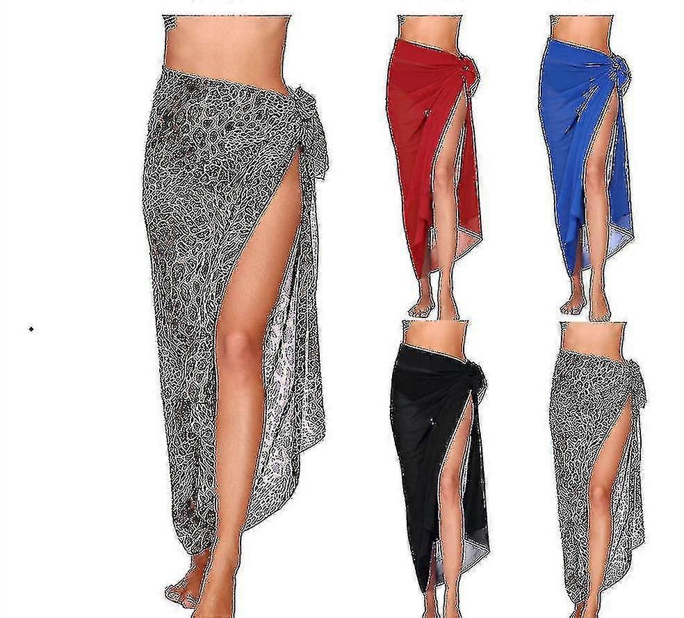 Strandsarong Pareo Bikini Omlottkjol Överdrag För Badkläder