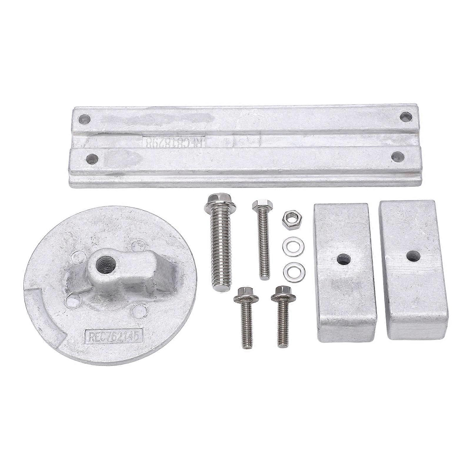Kit anodo in alluminio 818298A 826134A Cuneo anodo in alluminio antiruggine per fuoribordo Verado Optimax