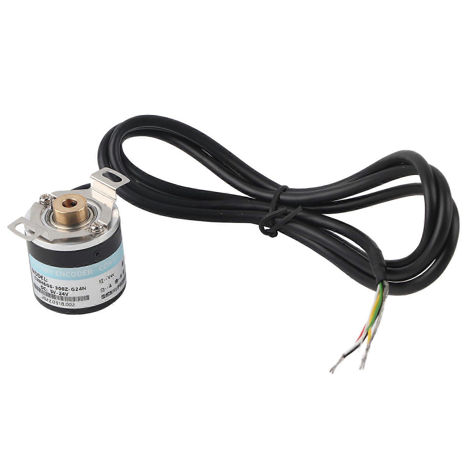ABZ-encoder inkrementel 3-faset halvhulaksel 6 mm motorreduktionsudstyr DC524V (C38S6G5300ZG24N)