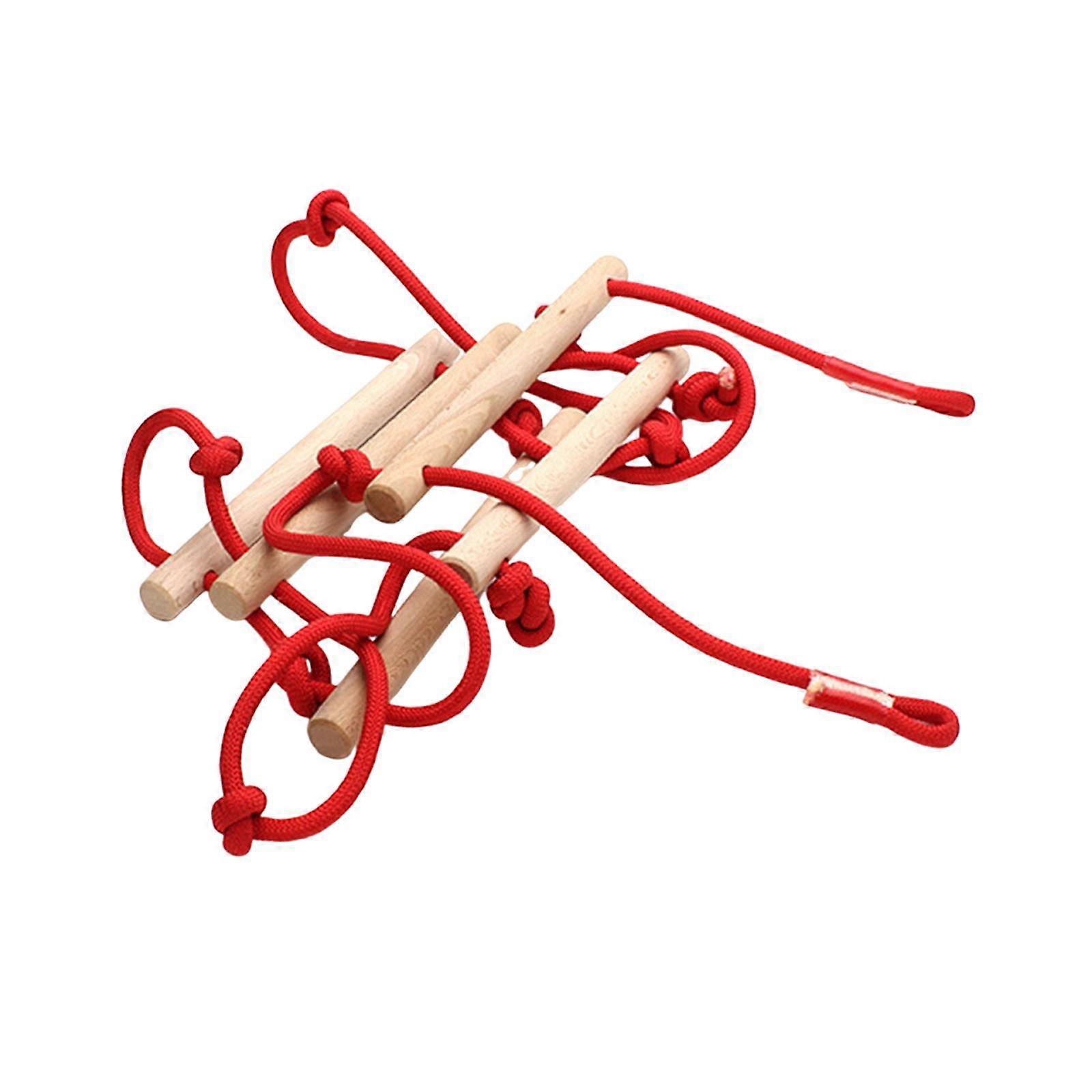Climbing Rope Ladder for Kids 5 Sections for Parks Outdoor Venues Playground
