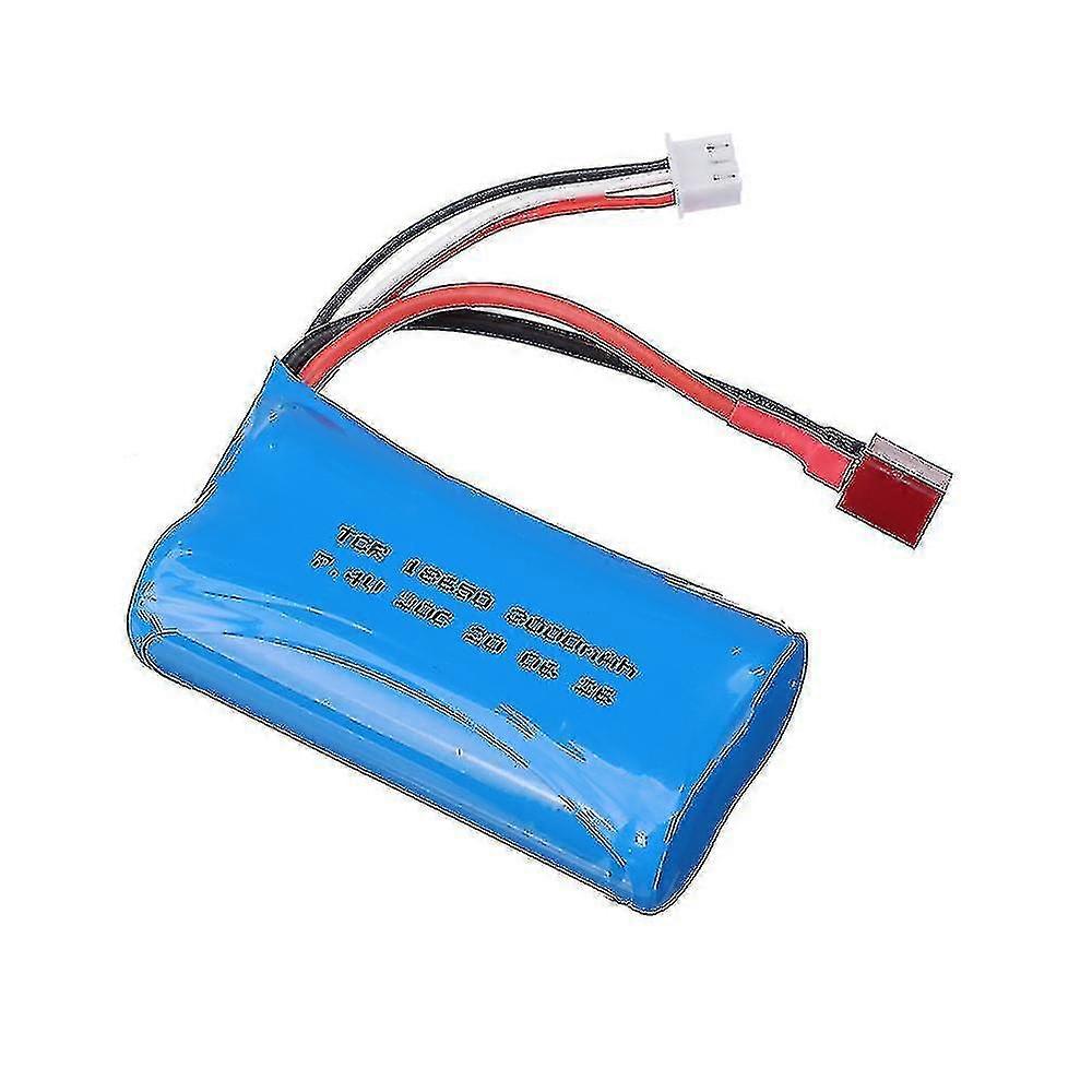 7.4v 3000mah 18650 Lipo バッテリー 2s Q46 Wltoys 104009 12423 12428 10428 12429 12401 12402 12402a Rc カースペアアクセサリー