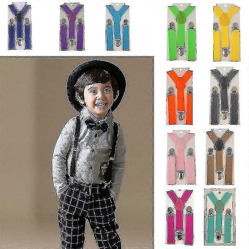 Bretelle elastiche regolabili lavabili a Y per bambini e bambine, per bambini piccoli