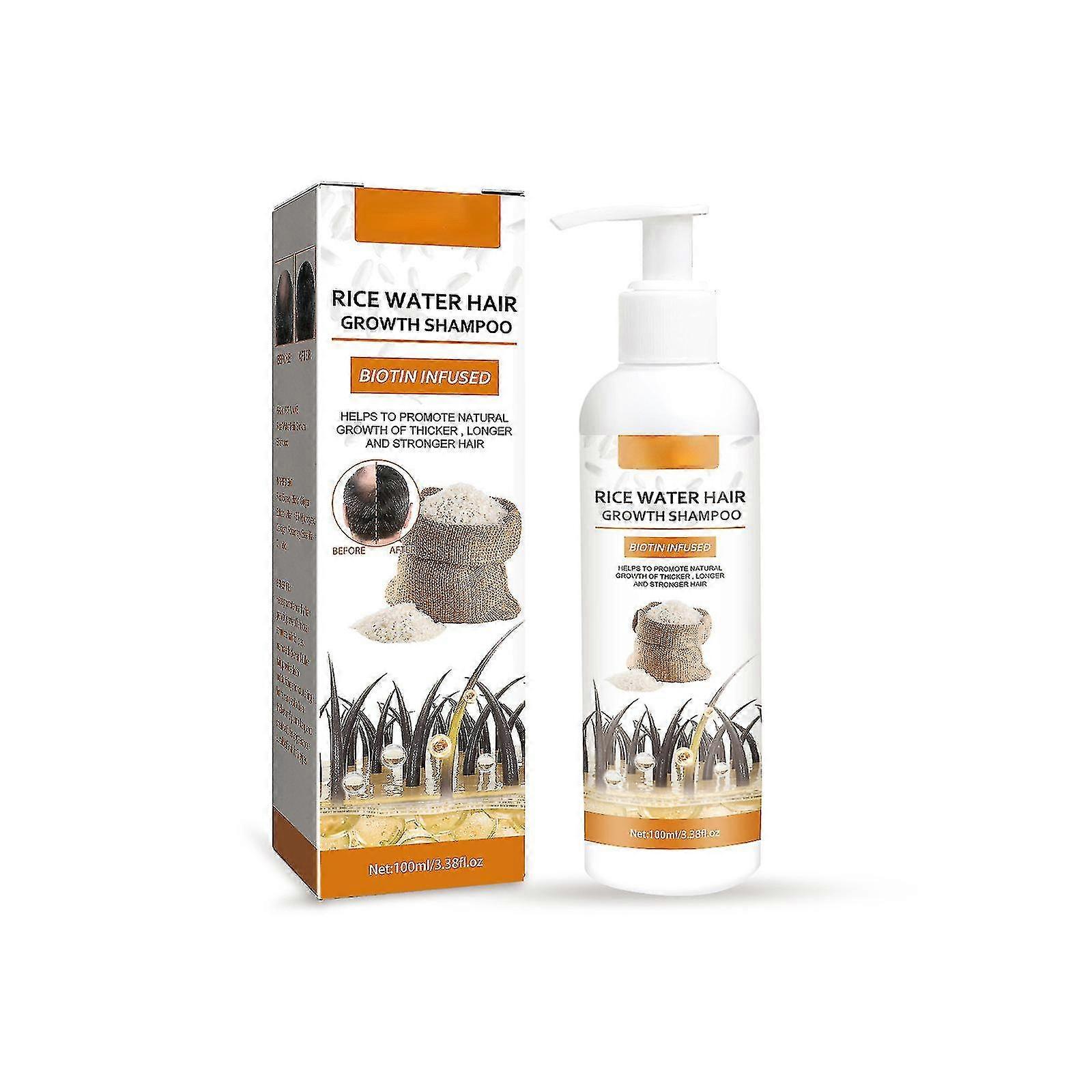 Riso Per Shampoo, Riso Per La Perdita, Anti Diradamento Per Uomini Donne