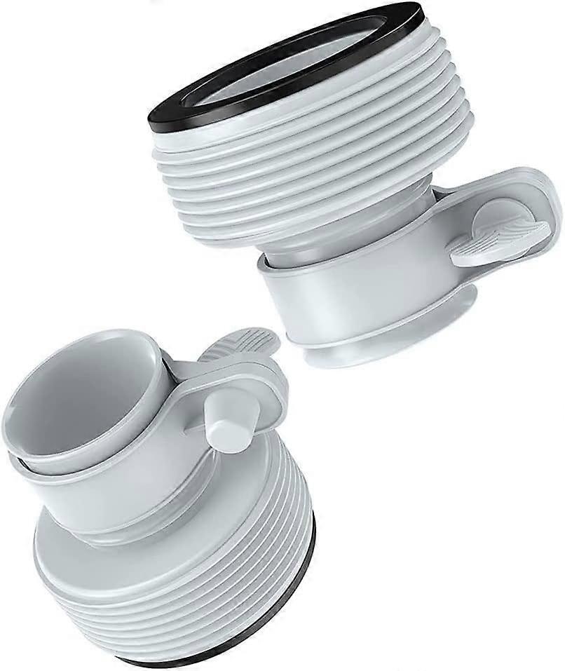 Pack Filter Pump Interface Adapter for In Tex B Pool Hose 1.25" to 1.5"