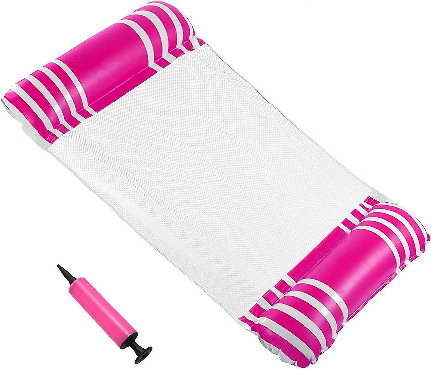 Cuskedye Inflatable Pool Hammock with Multi-Purpose Mesh Bottom