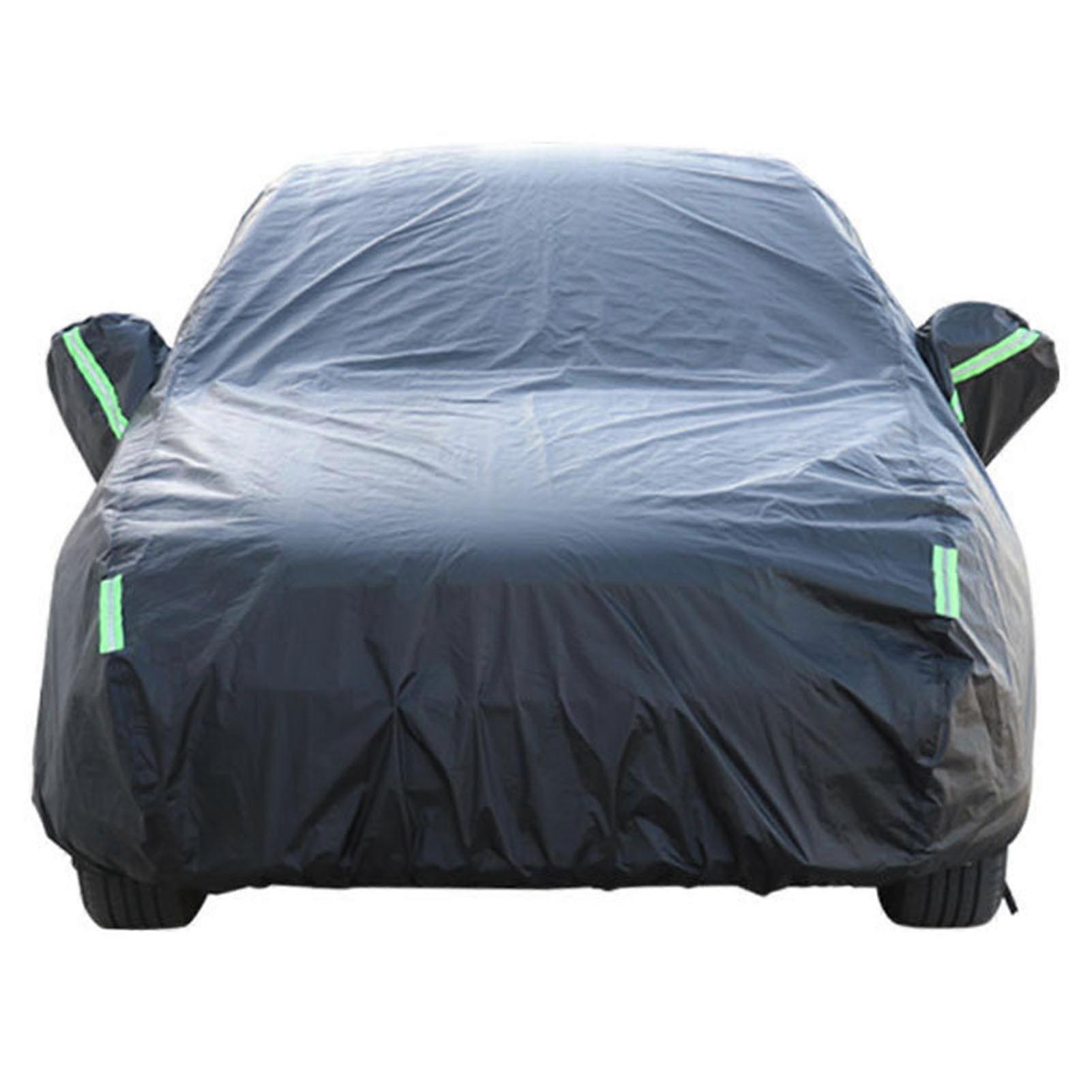 Tampa do carro à prova de intempéries à prova de neve Proteção UV à prova de vento Ajuste Universal para Automóveis